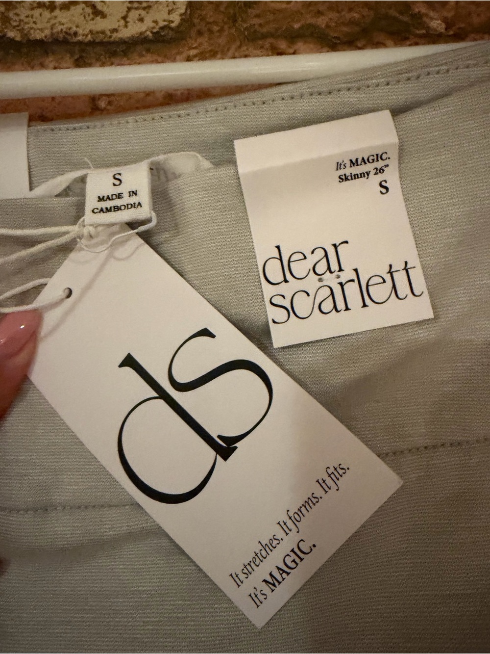 NWT Dear Scarlett “It’s Magic” Pearl Gray Ponte Blazer & Skinny Pants S,M,L - Picture 8 of 9